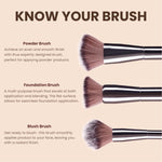 Thumbnail for Matt Look Professional Signature Brush - Set of 6 - Distacart