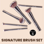 Thumbnail for Matt Look Professional Signature Brush - Set of 6 - Distacart