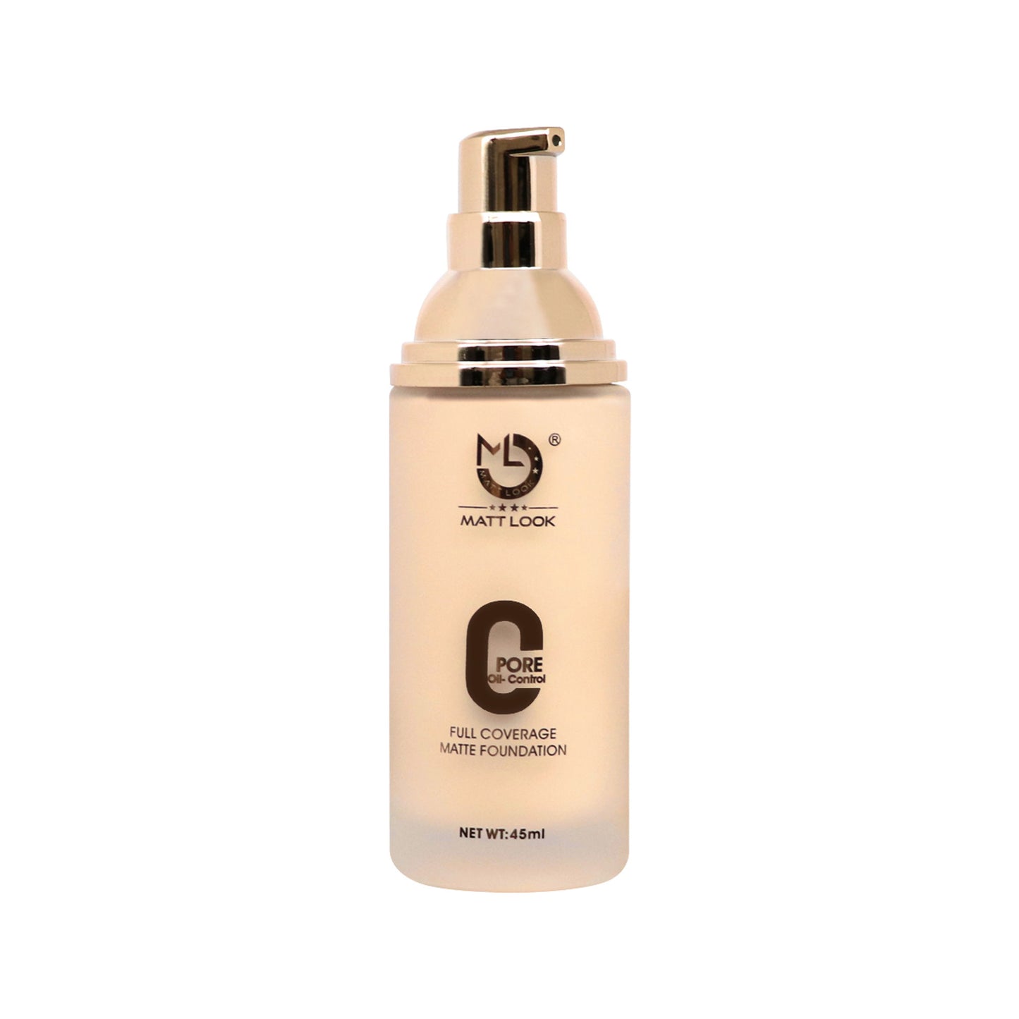 Matt Look Zero Pore Oil Control Full Coverage Matte Foundation - Porcelain - Distacart