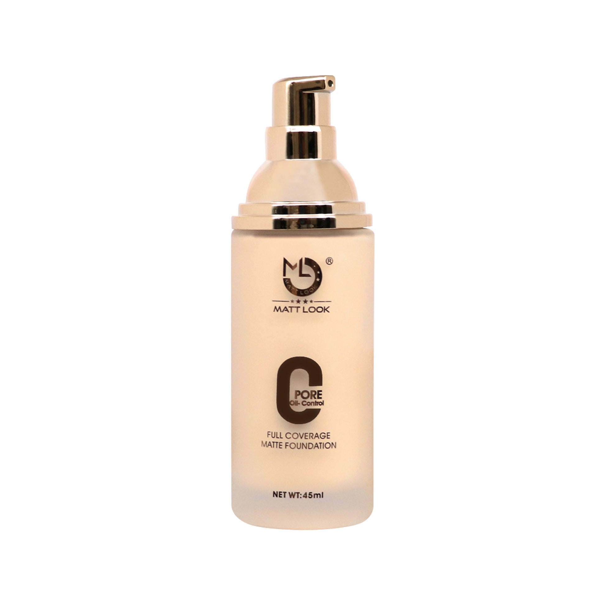 Matt Look Zero Pore Oil Control Full Coverage Matte Foundation - Porcelain - Distacart