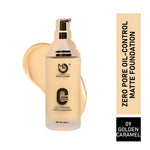 Thumbnail for Matt Look Zero Pore Oil Control Full Coverage Matte Foundation - Golden Caramel
