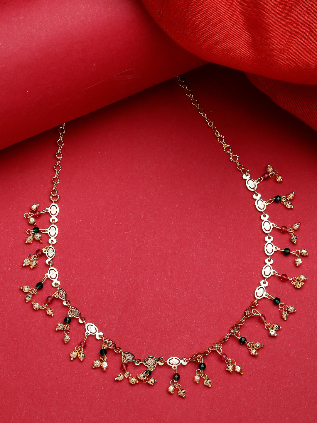 NVR Women's Multicolor Gold-Polished Minimal Chain - Distacart