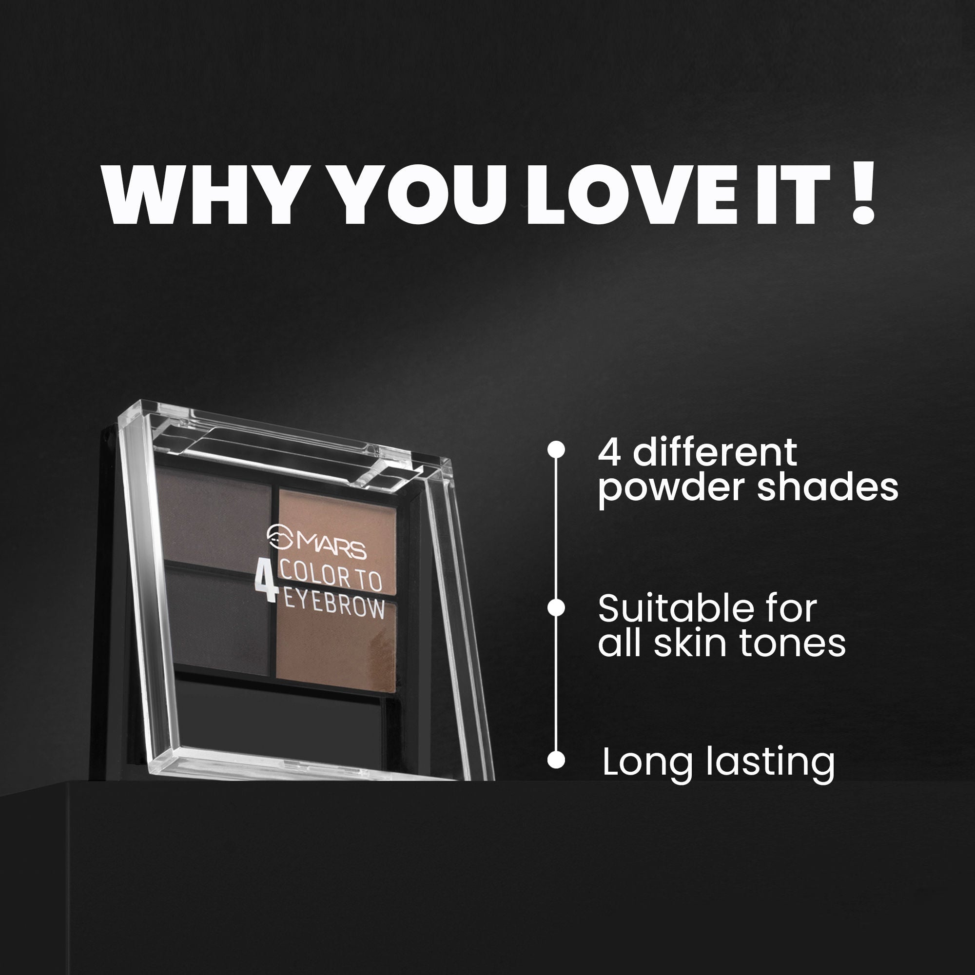 MARS Cosmetics Eyebrow Powder Palette - 8g