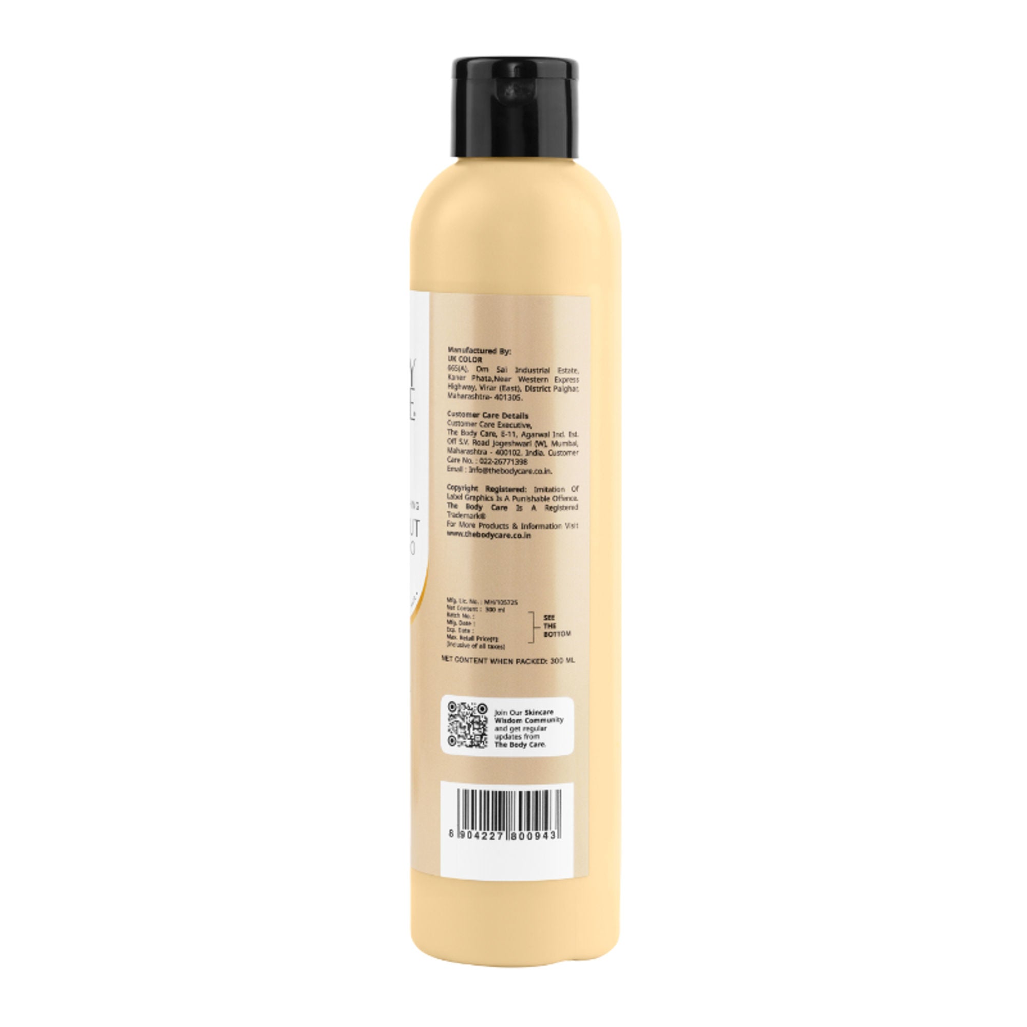 The Body Care Deep Smoothing Coconut Shampoo
