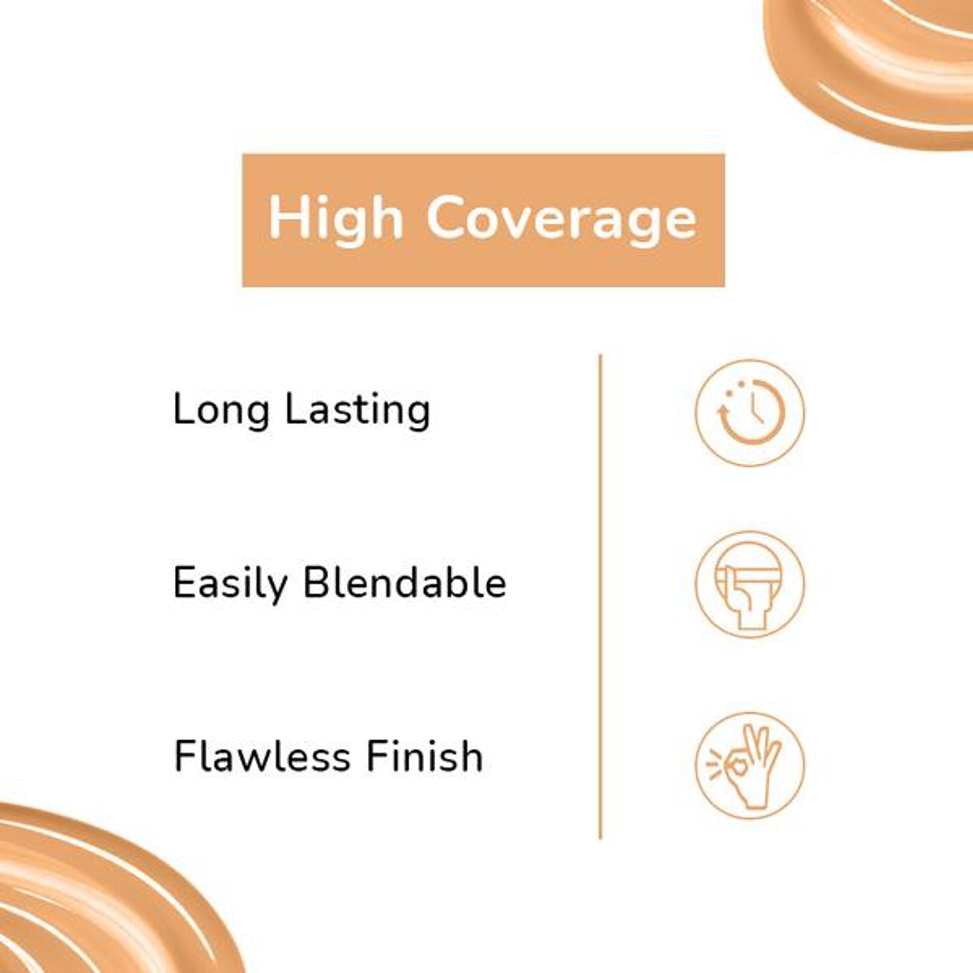 Matt Look High Coverage Waterproof Oil Free Matte SPF 25 Foundation - Beige - Distacart
