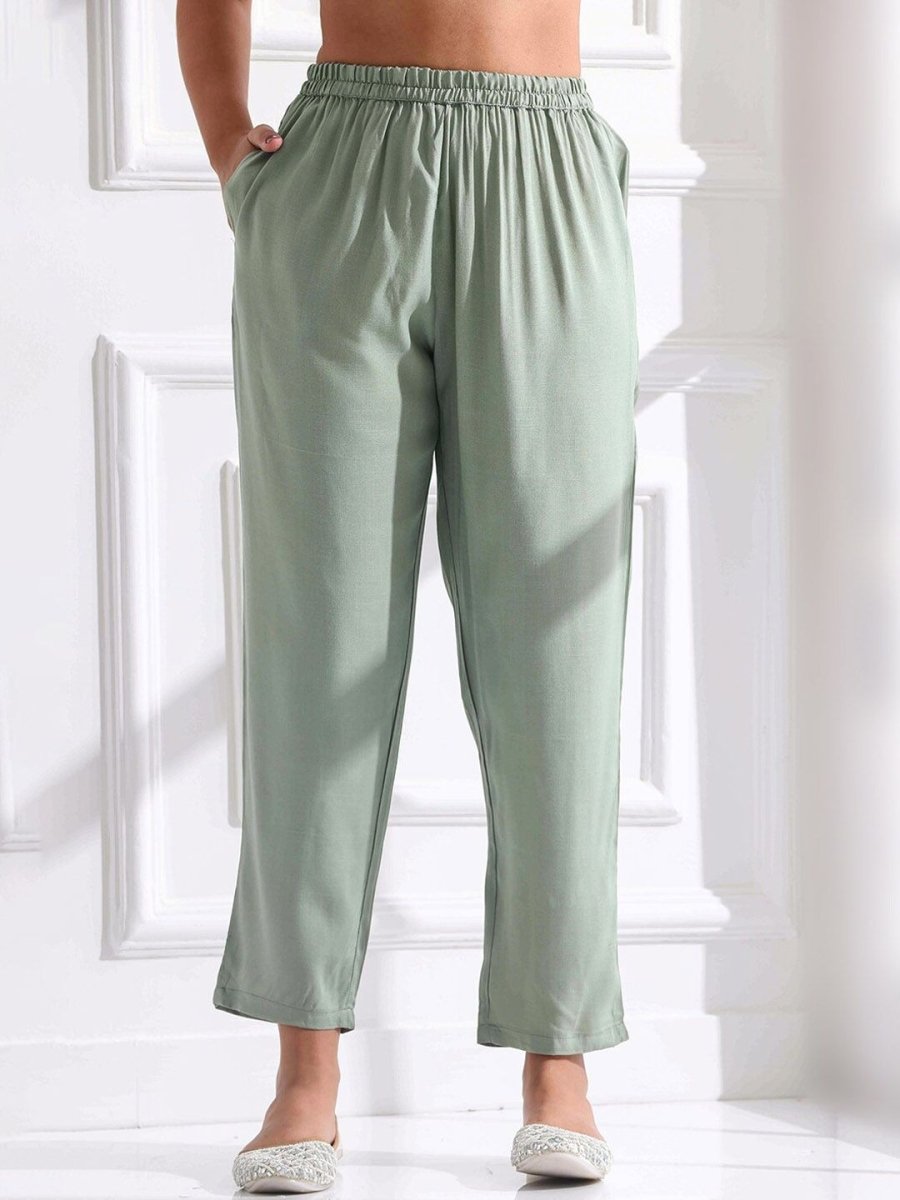 Anouk Women Embroidered Regular Thread Work Kurta with Trousers & With Dupatta - Distacart