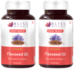 Thumbnail for bliss welness flaxseed oil high potency omega 3 softgel capsule 60 each