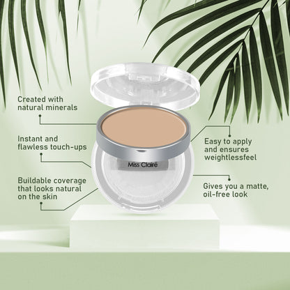 Miss Claire Natural Mineral Compact Powder - 33 - Distacart