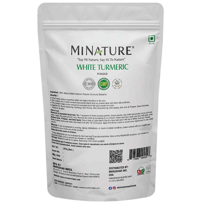 Minature White Turmeric (Kachur Sugandhi) Powder
