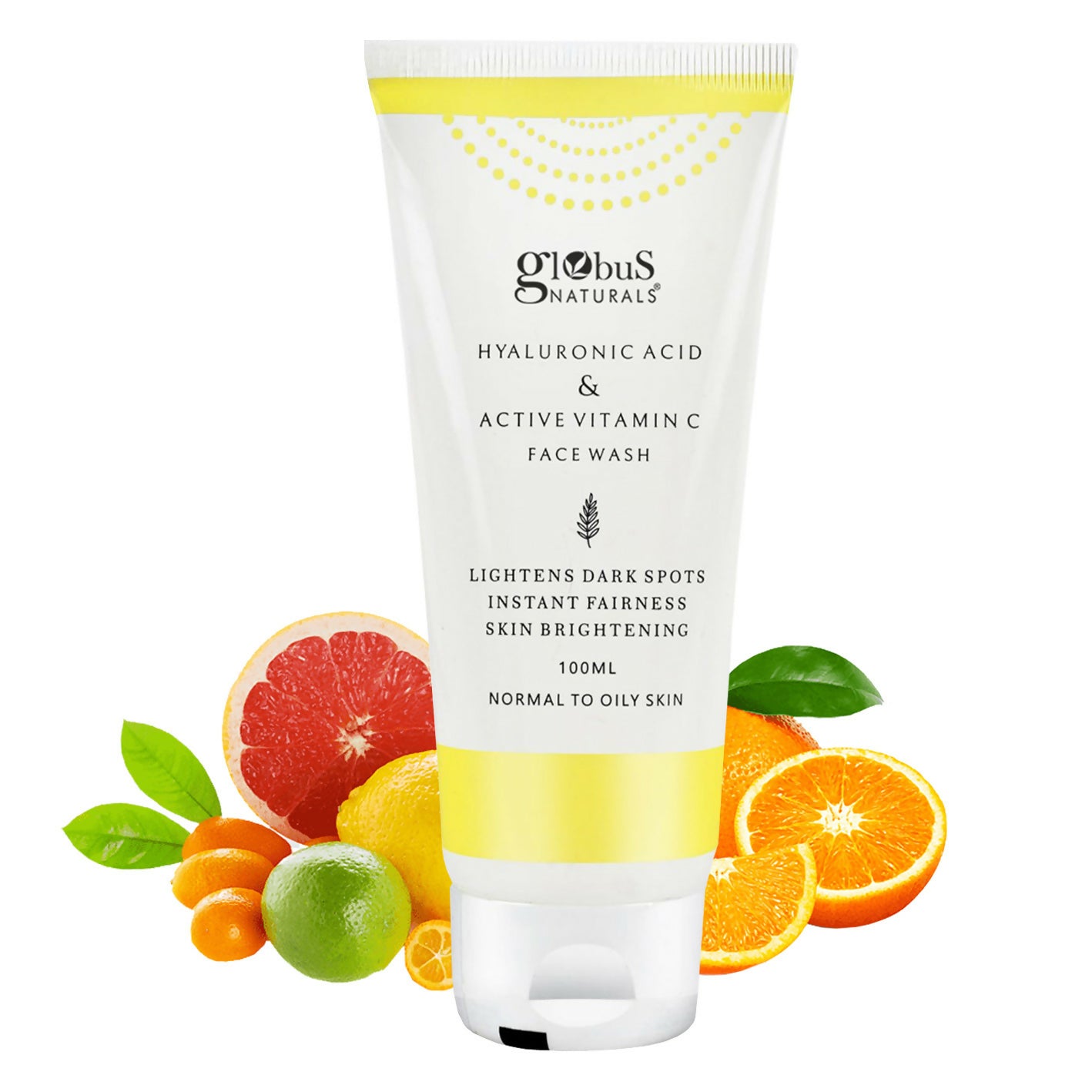 Globus Naturals Hyaluronic Acid & Vitamin C Face Wash