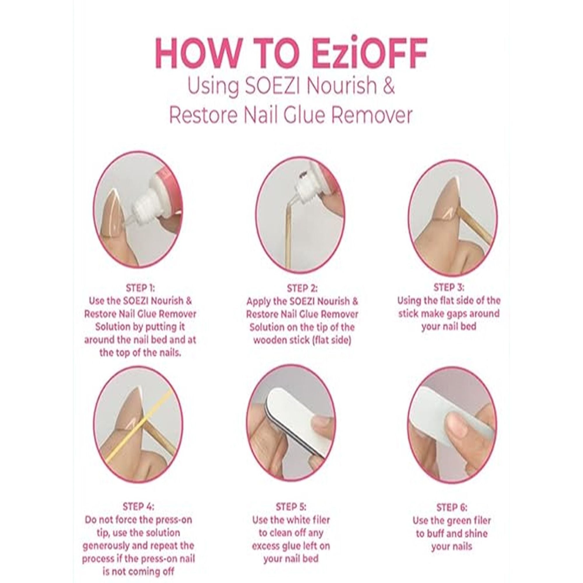 SOEZI Dutch Heiress Reusable Press On Nail - Ready To Wear Kit - Distacart