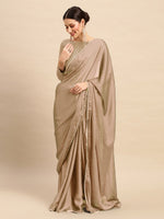 Thumbnail for Anouk Beads And Stones Detail Pure Georgette Saree - Distacart