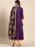 Thumbnail for All About You Women Keyhole Neck A-Line Kurta & Dupatta - Distacart