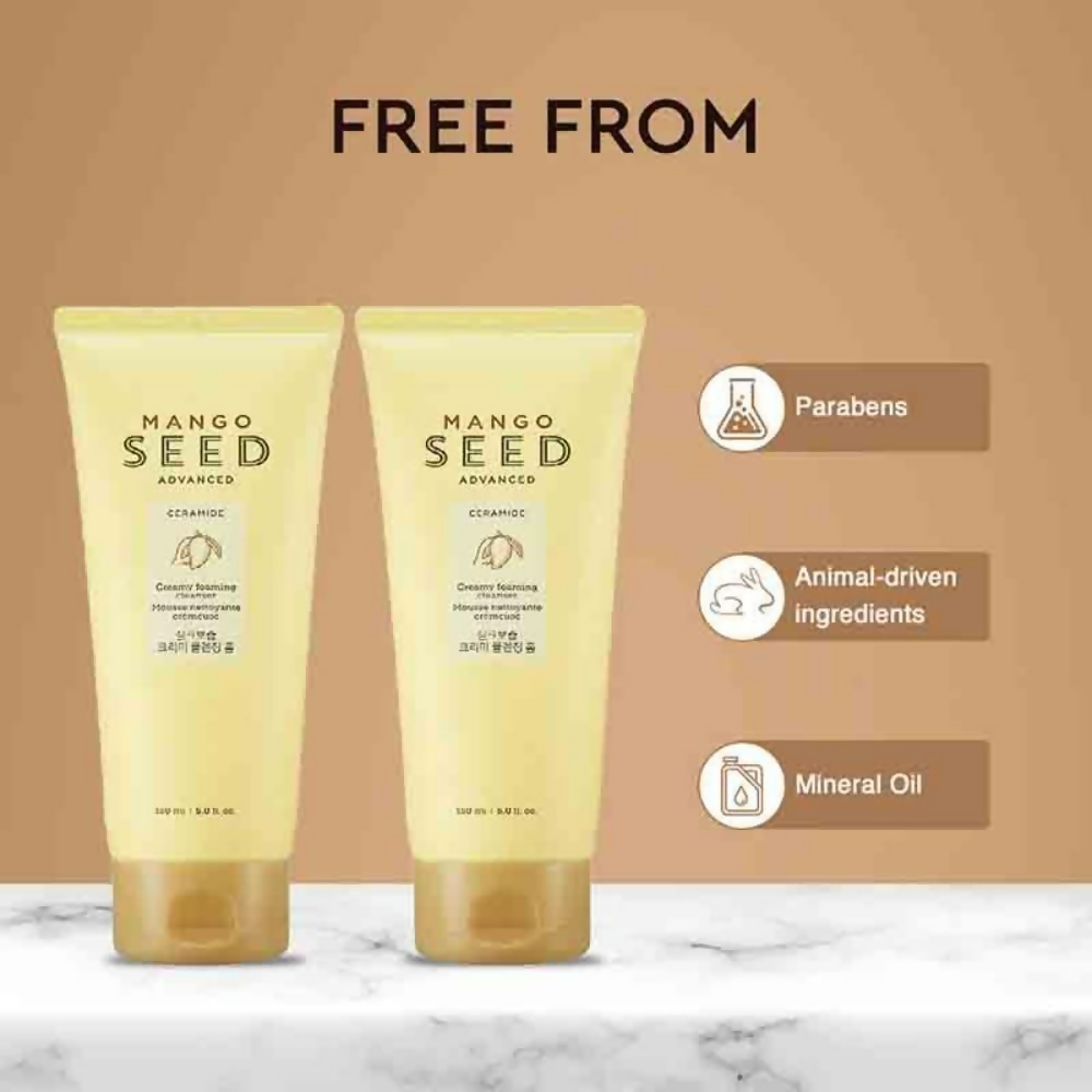 The Face Shop Mango Seed Creamy Foaming Cleanser - Distacart