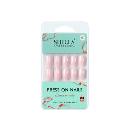 shills professional reusable press on nails oval spn527