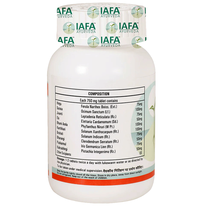 Iafa Ayuveda Prana Amrutham Gulika Tablets