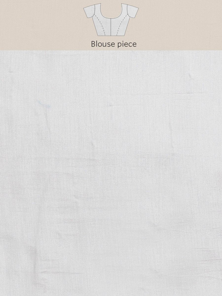 Anouk White Embellished Beads & Stones Organza Saree - Distacart