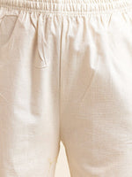 Thumbnail for Ode by House of Pataudi Pink Floral Printed Sequinned Linen Kurta With Trousers & Dupatta - Distacart