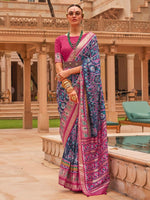 Thumbnail for Anouk Ethnic Motifs Zari Patola Saree - Distacart