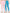 TAG 7 Women Pack Of 2 Pink and Blue Solid Comfort-Fit Ankle-Length Leggings - Distacart