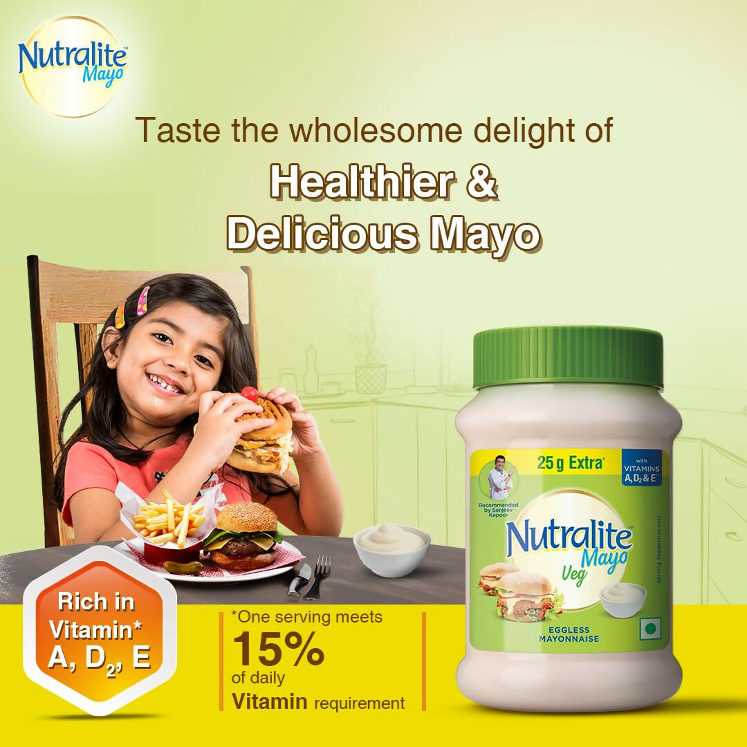 Nutralite Veg Mayo|Eggless Mayonnaise - Distacart