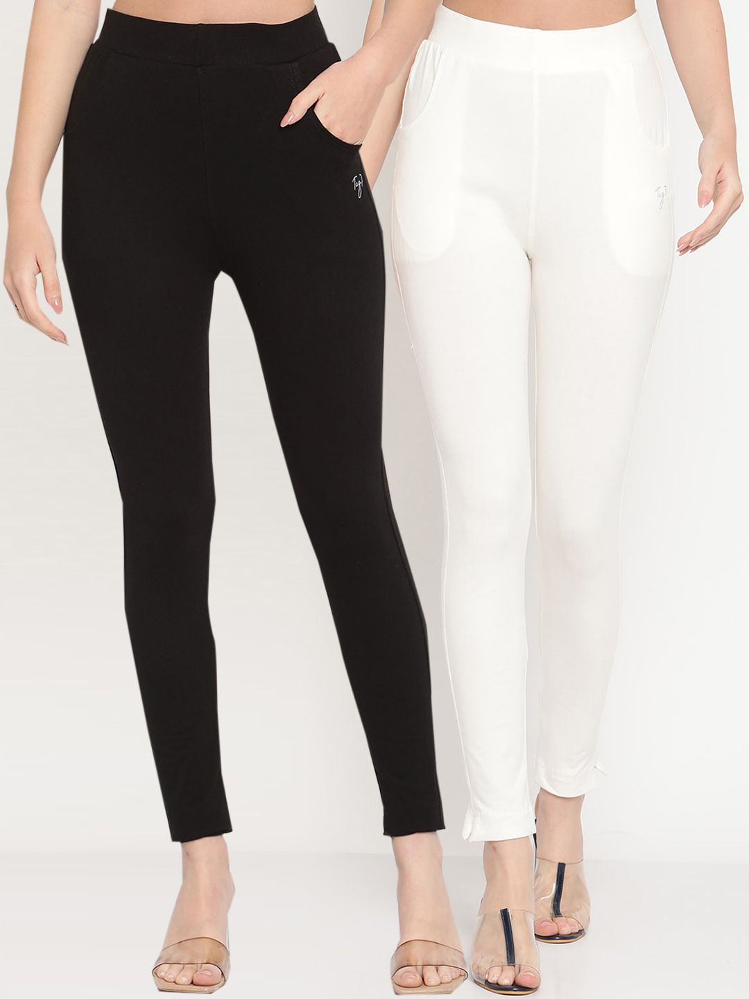 TAG 7 Women Pack of 2 Ankle-Length Leggings - Distacart