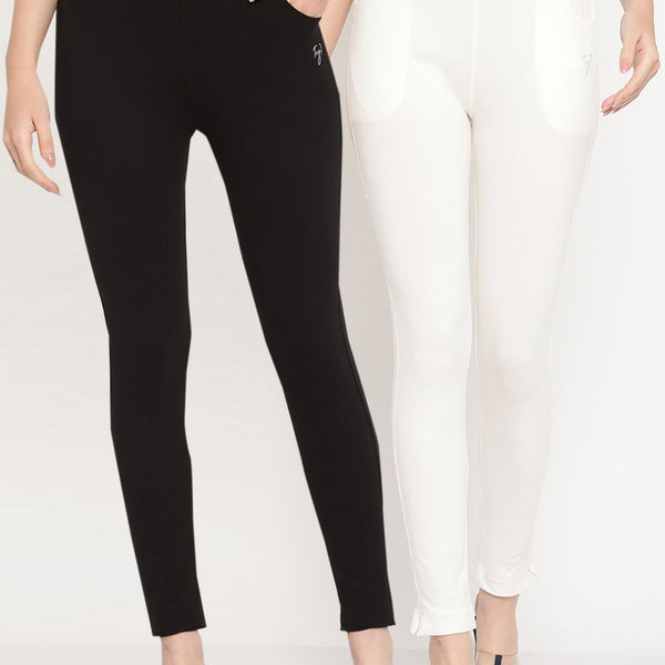 TAG 7 Women Pack of 2 Ankle-Length Leggings - Distacart