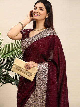 kasee Embellished Embroidered Designer Saree - Distacart