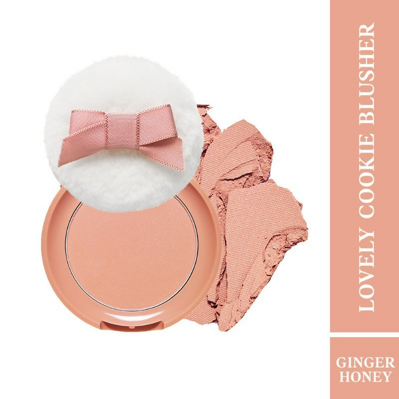 Etude House Lovely Cookie Pressed Powder Blush - Ginger Honey - Distacart
