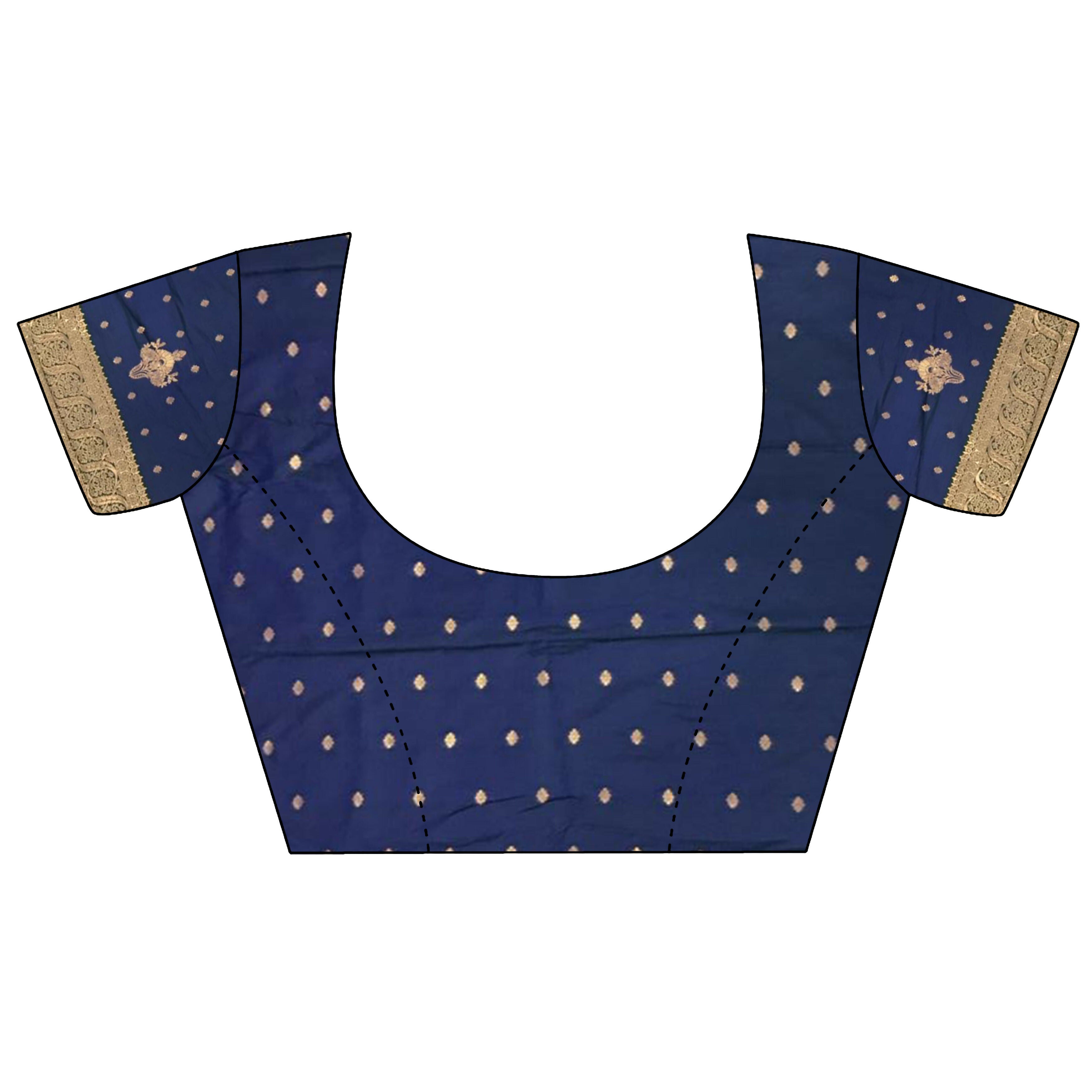 Joban Fashion Purple Banarasi Soft Silk Woven Saree