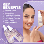 Thumbnail for Hilary Rhoda Shimmer Stay Makeup Fixer - Distacart