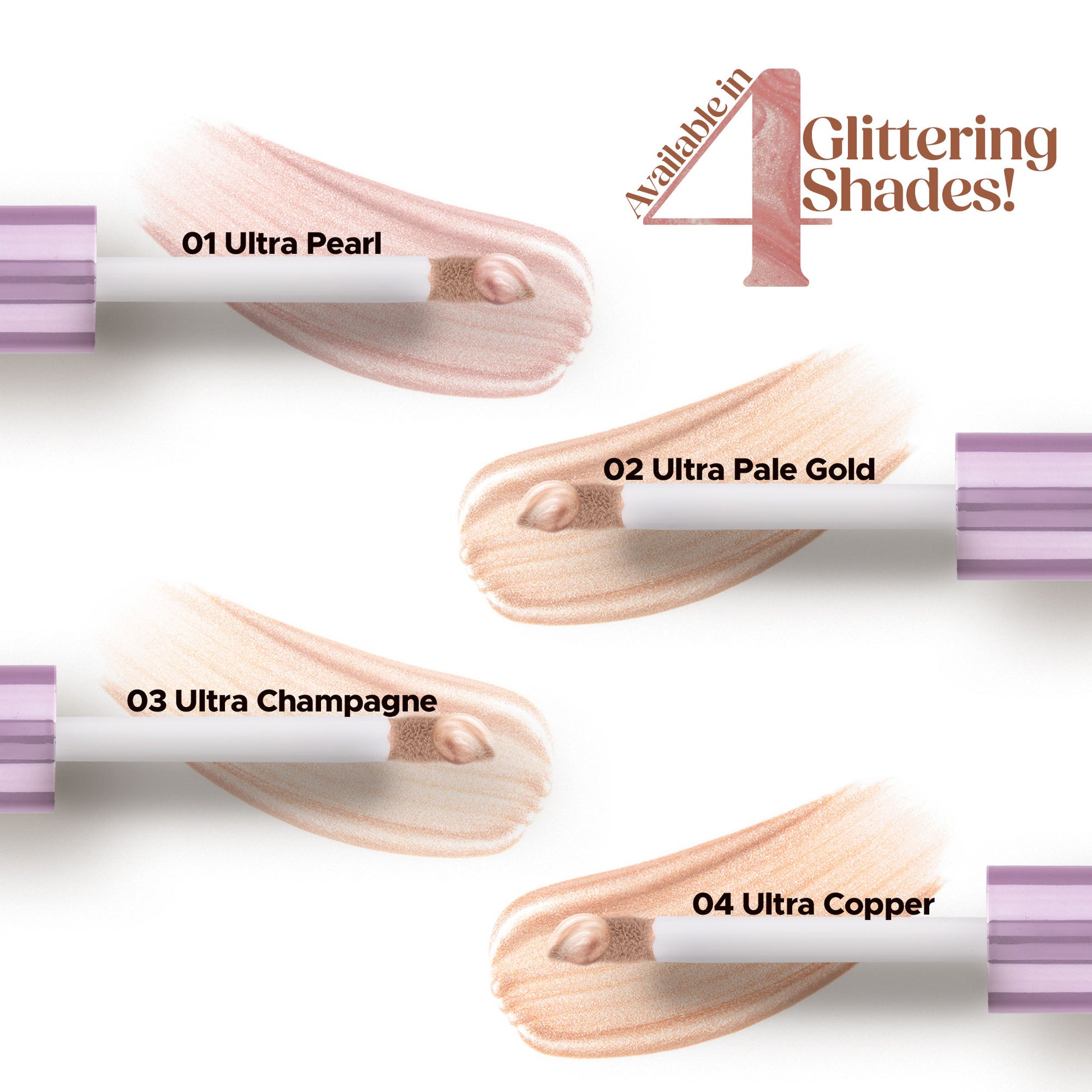Hilary Rhoda Ultra Glow Liquid Highlighter - Ultra Pale Gold 02 - Distacart