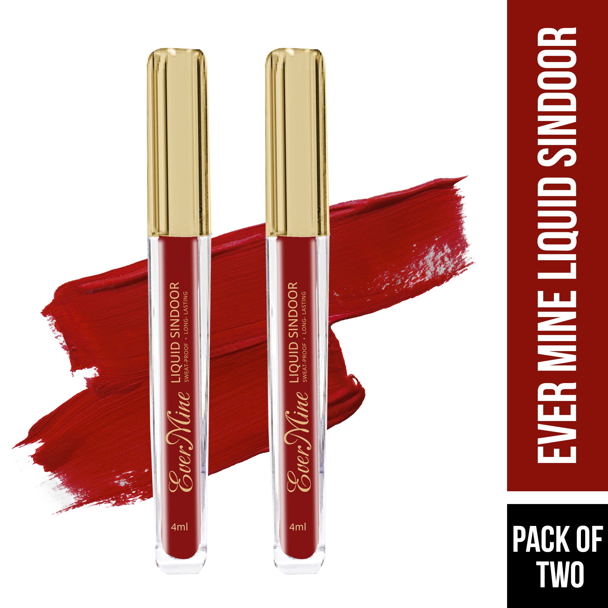 Hilary Rhoda Ever Mine Smudge-Proof Liquid Sindoor Pack Of 2 - My Maroon 02