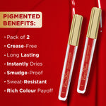 Thumbnail for Hilary Rhoda Ever Mine Smudge-Proof Liquid Sindoor Pack Of 2 - My Red 01 - Distacart