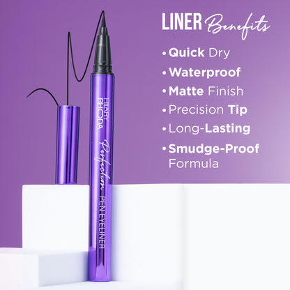 Hilary Rhoda Perfection Waterproof Pen Eyeliner - Distacart