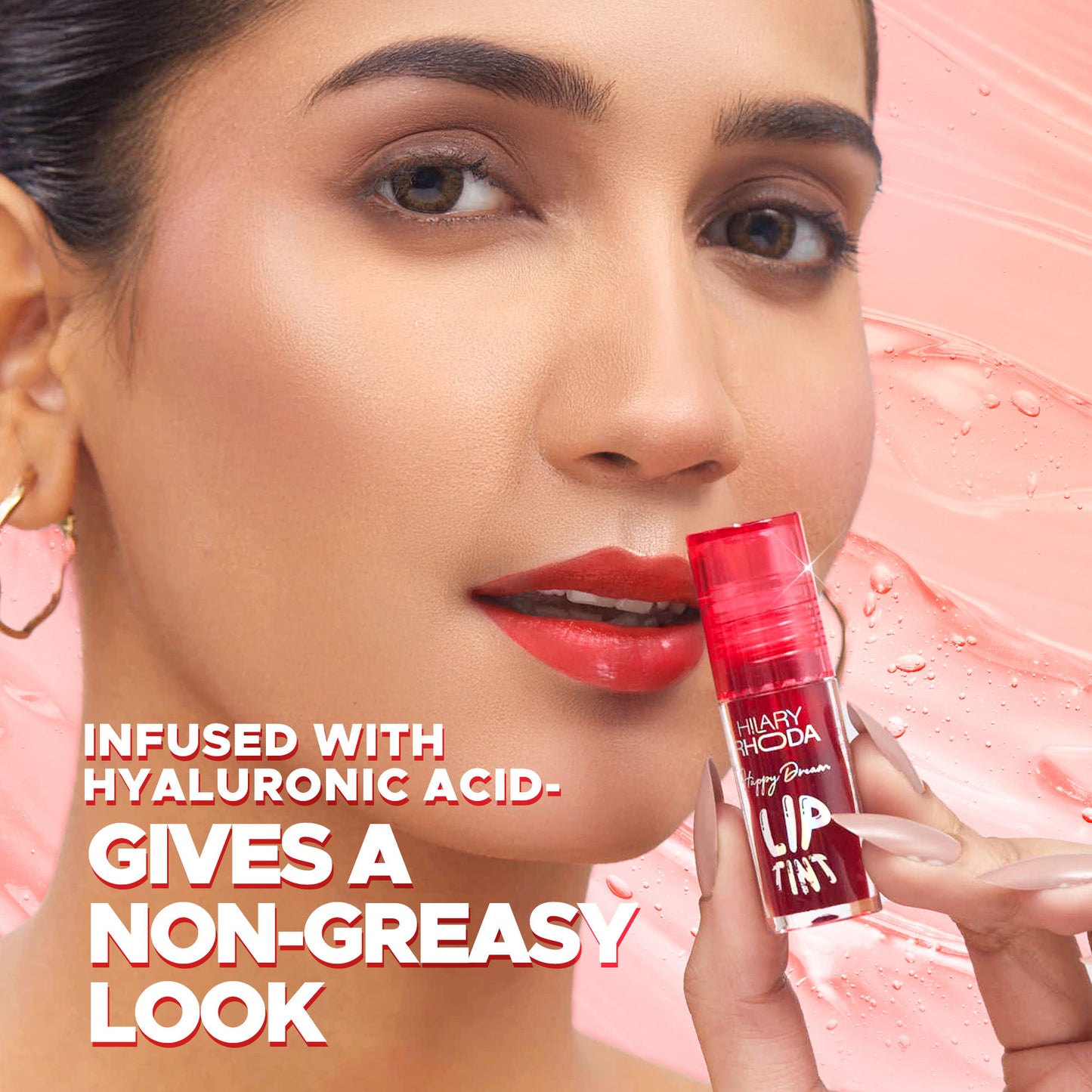 Hilary Rhoda Happy Dream Lip Tint - Peach Wish 01 - Distacart