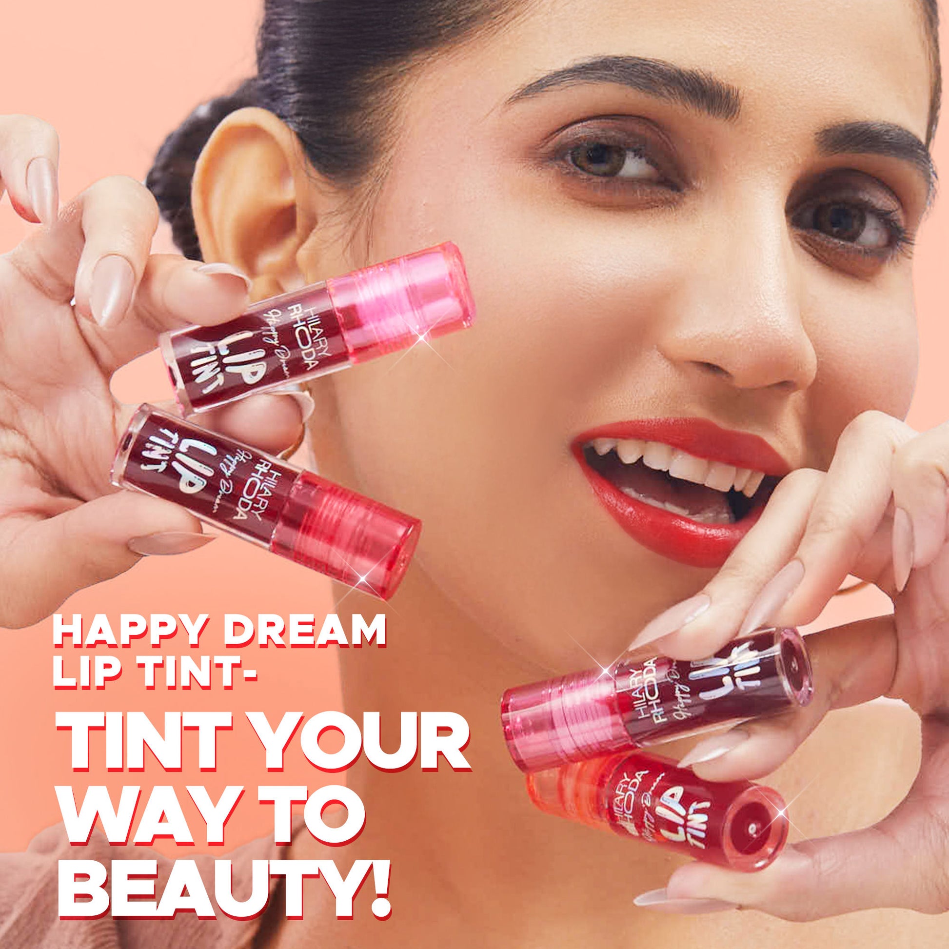 Hilary Rhoda Happy Dream Lip Tint - Peach Wish 01 - Distacart