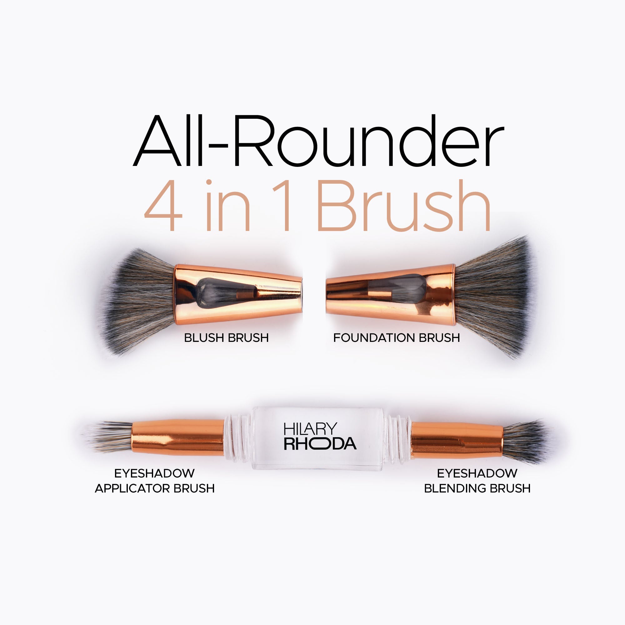 Hilary Rhoda All-Rounder 4 In 1 Brush For Makeup - Distacart