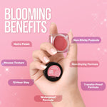 Thumbnail for Hilary Rhoda Bloom Mousse Waterproof Lip N Cheek Tint - Cinnamon Chip 02 - Distacart