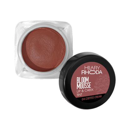 Hilary Rhoda Bloom Mousse Waterproof Lip N Cheek Tint - Coffee Cream 04 - Distacart