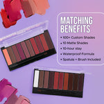 Thumbnail for Hilary Rhoda Match Maker Waterproof Lip Palette - Mood Changer 01 - Distacart