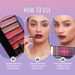 Thumbnail for Hilary Rhoda Match Maker Waterproof Lip Palette - Mood Changer 01 - Distacart