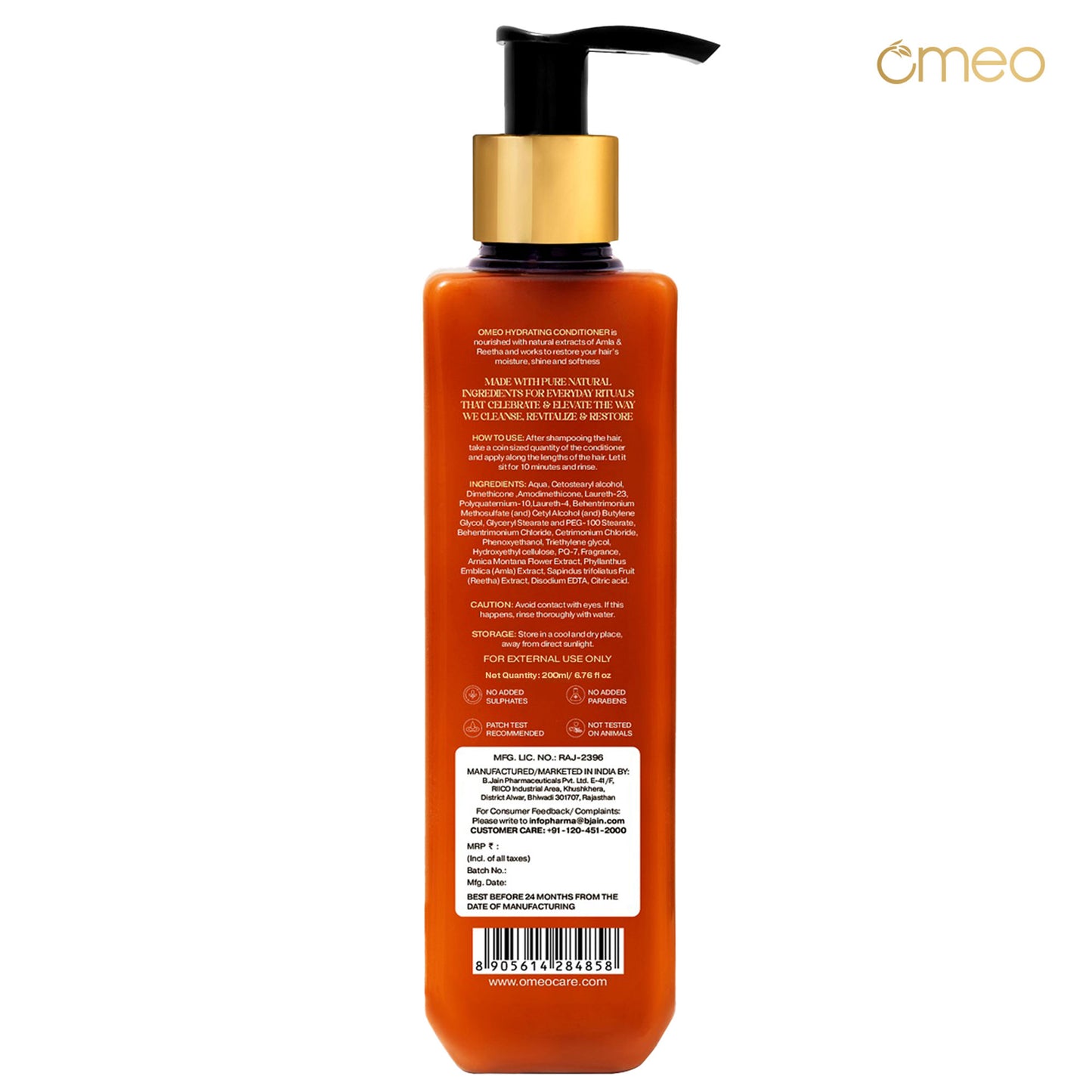 Omeo Hydrating Conditioner with Amla & Reetha - Dista