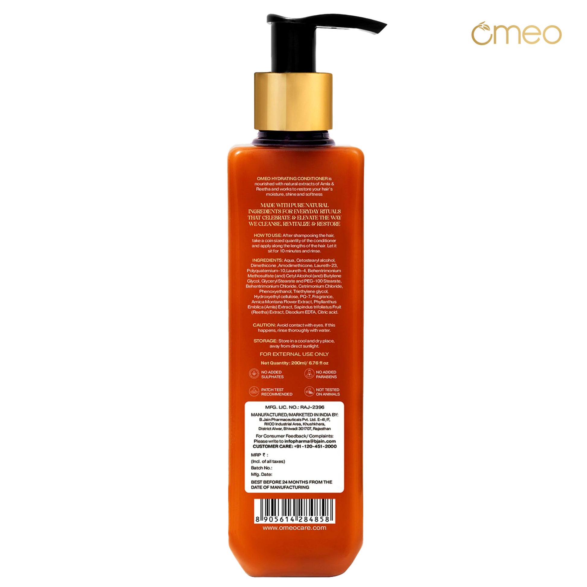 Omeo Hydrating Conditioner with Amla & Reetha - Dista