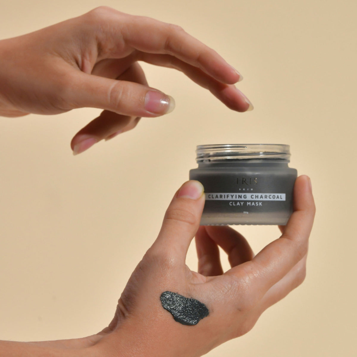 IRIS COSMETICS Skin Clarifying Charcoal Clay Mask - Distacart
