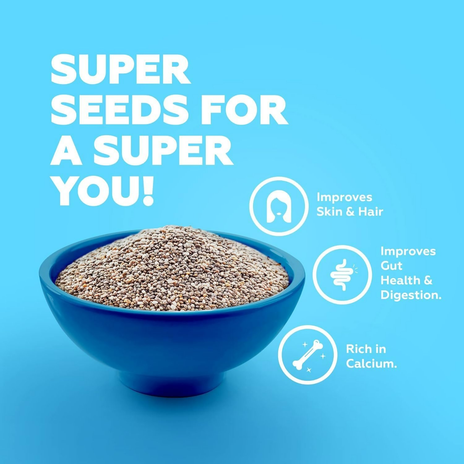 Yoga Bar Seeds Combo – Chia, Flax, Sunflower & Pumpkin Seeds