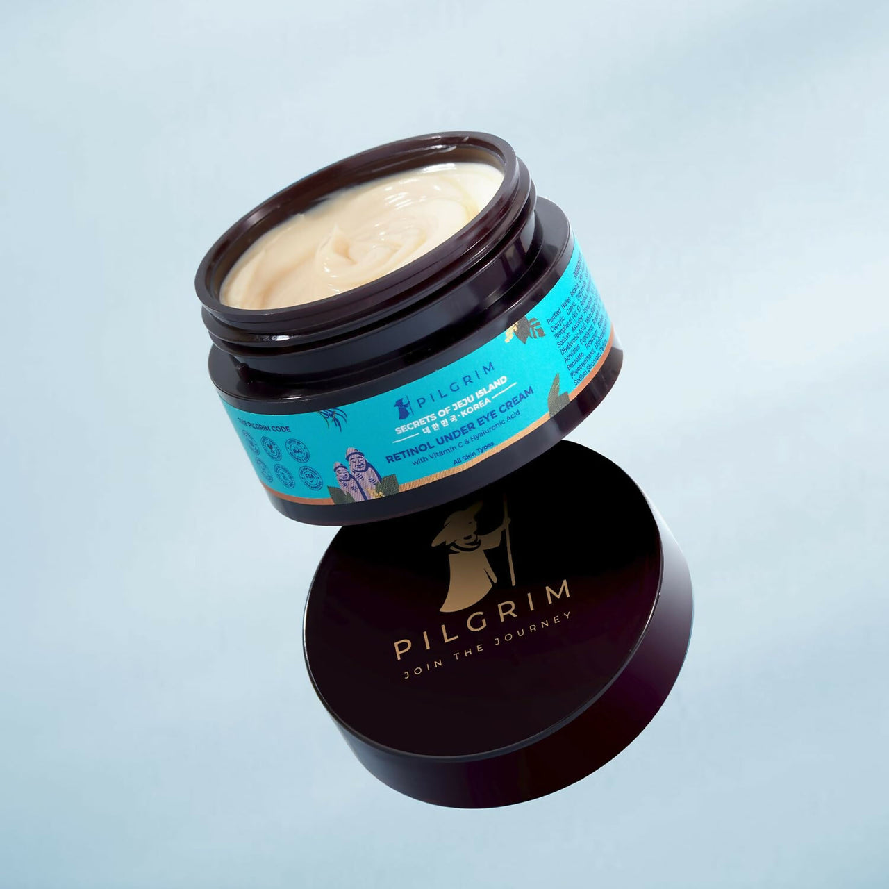 Pilgrim Korean Retinol Under Eye Cream with Vitamin C & Hyaluronic Acid For Dark Circles, Puffiness & Fine Lines - Distacart