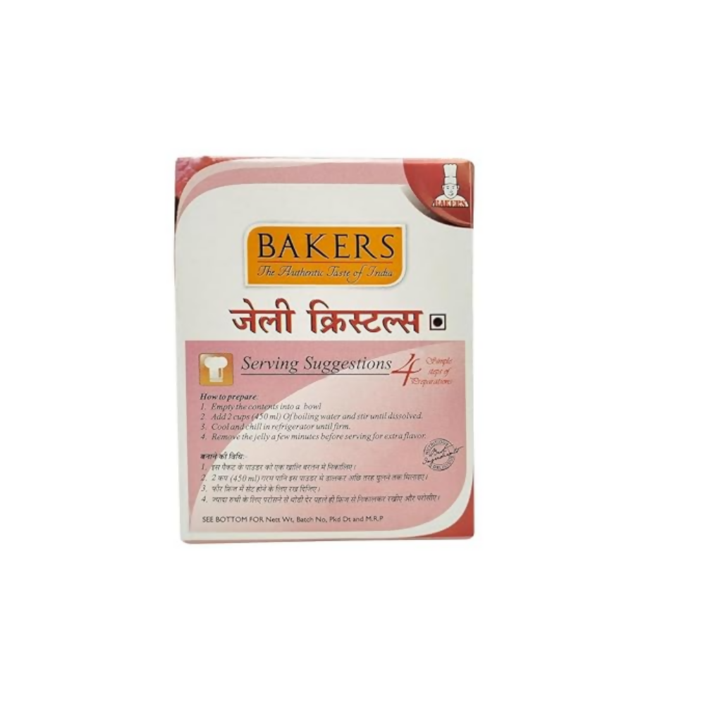 BAKERS Jelly Crystals (Gelatin Dessert) - Raspberry - Dista
