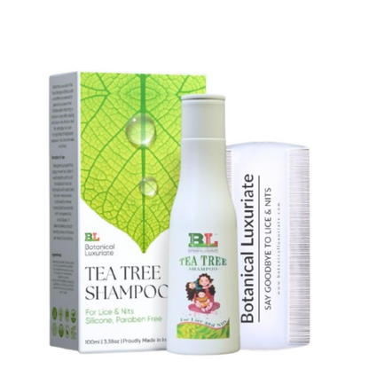 Botanical Luxuriate Tea Tree Anti Lice and Nits Shampoo & Comb - Dista