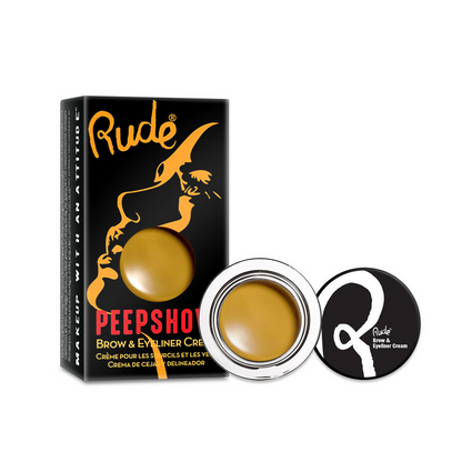 Rude Cosmetics Peep Show Brow & Eyeliner Cream - Hush - Distacart